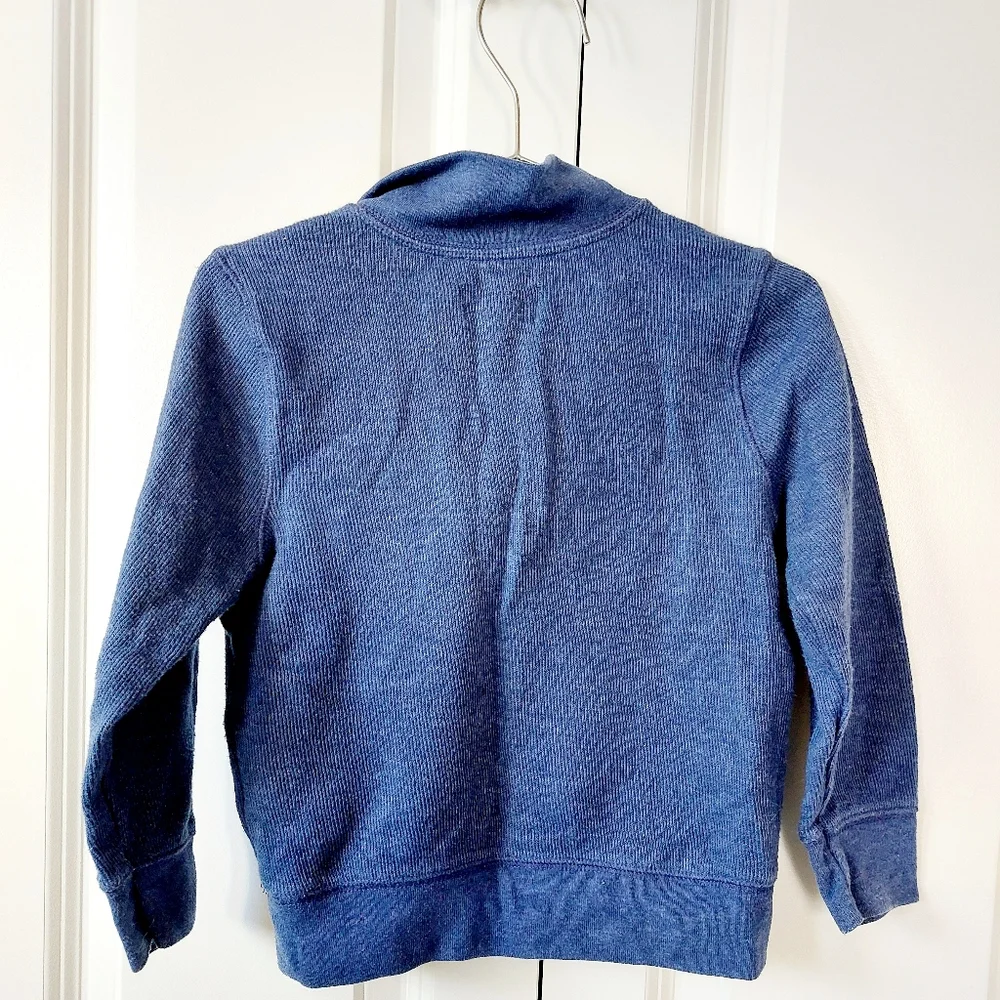 Dark Blue Quarter Zip Sweater‎ 3T Old Navy